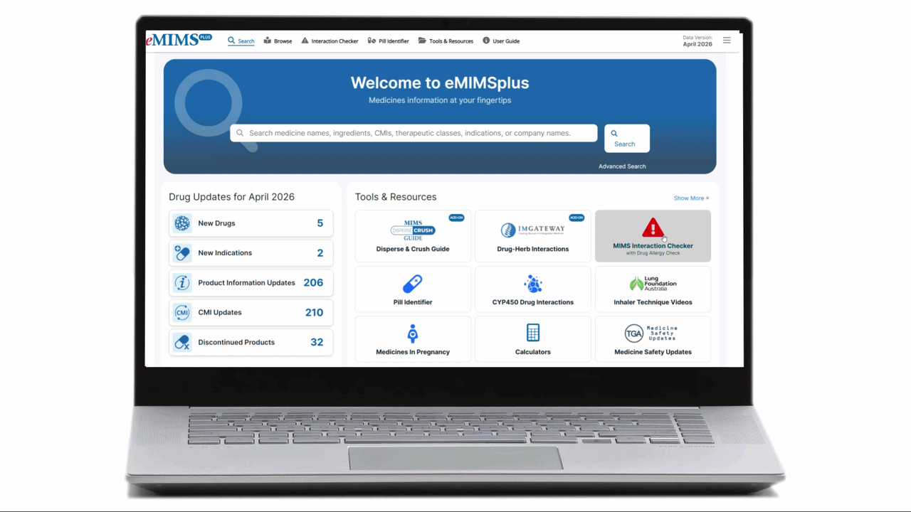eMIMSplus Allergy Checker V3