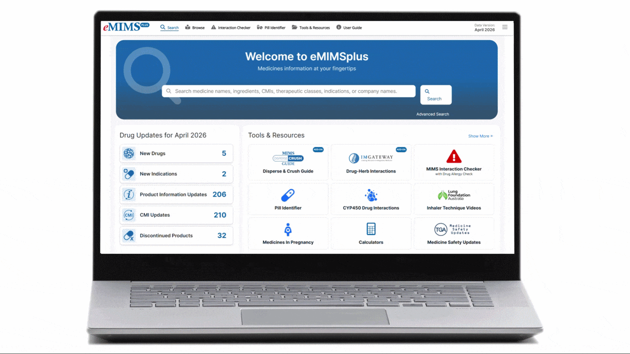eMIMSplus Revamped Interface V3